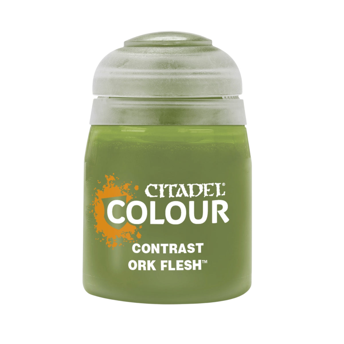 Warhammer Contrast Ork Flesh 18 ml kräftig grüne Contrast Farbe von Games Workshop