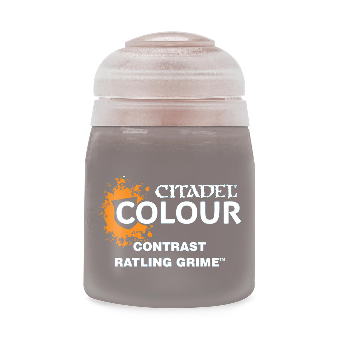 Warhammer Contrast Ratling Grime 18 ml dunkelbraune Contrast Farbe von Games Workshop