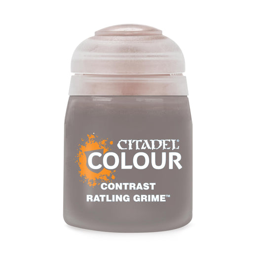 Warhammer Contrast Ratling Grime 18 ml dunkelbraune Contrast Farbe von Games Workshop