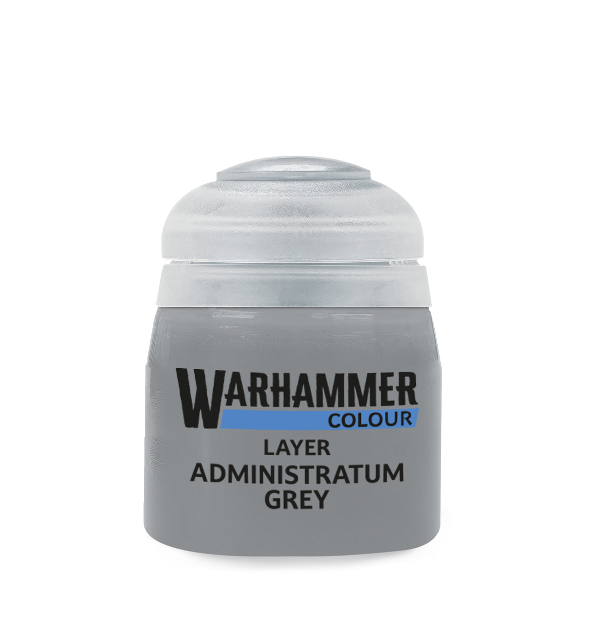 Warhammer Layer Administratum Grey 12 ml hellgraue Acrylfarbe von Games Workshop