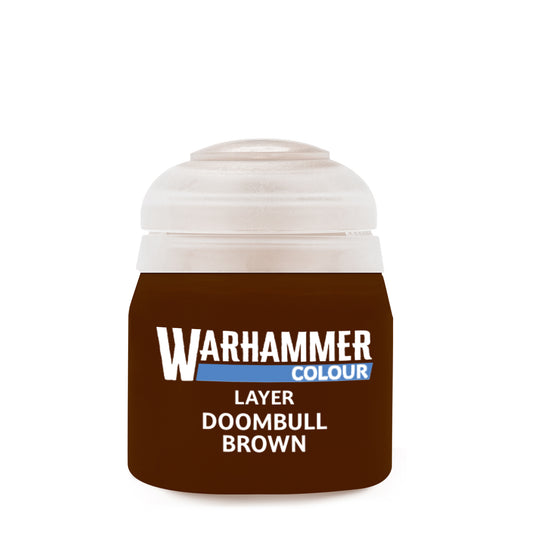 Warhammer Layer Doombull Brown 12 ml rotbraune Acrylfarbe von Games Workshop
