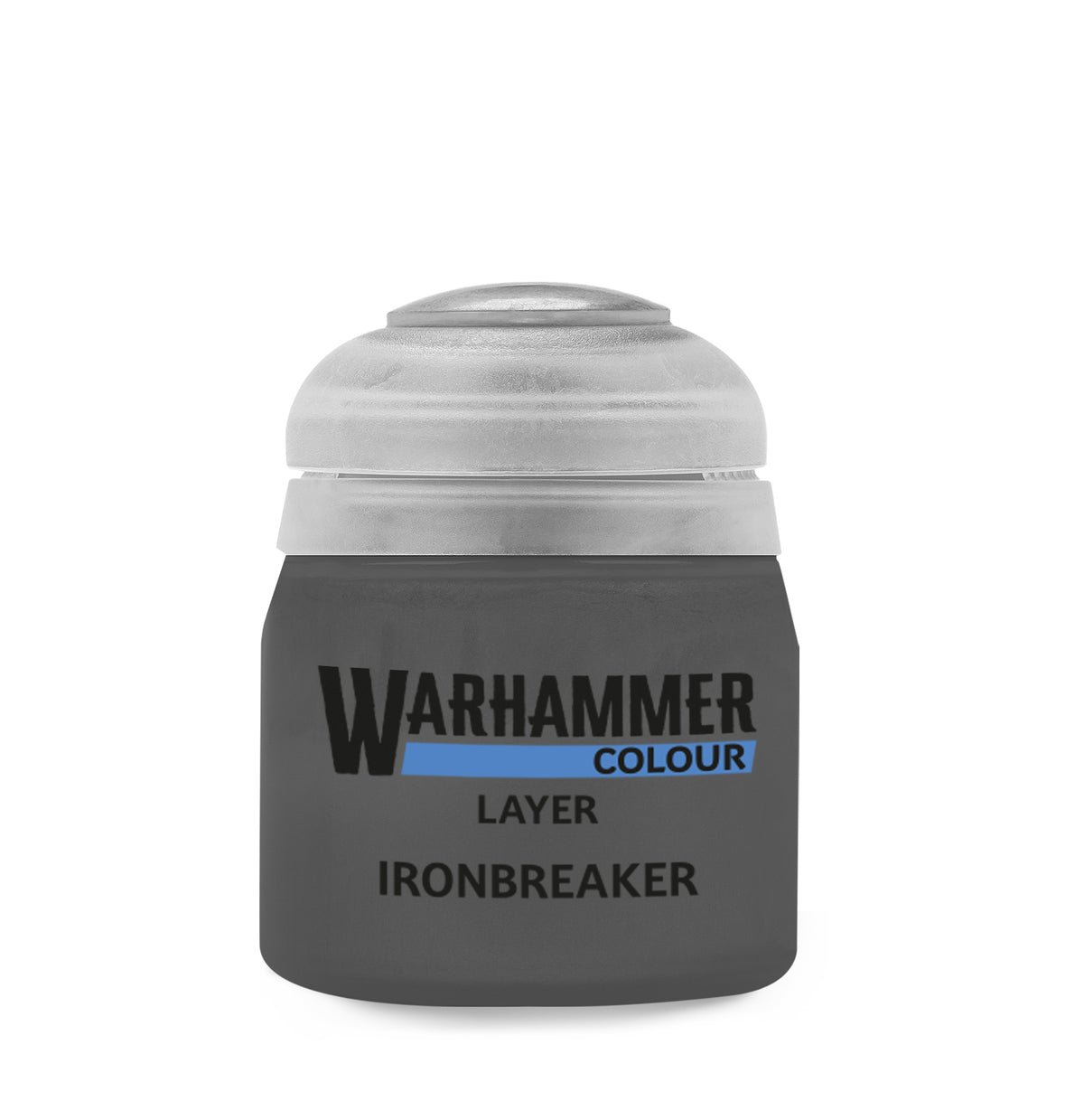 Warhammer Layer Ironbreaker 12 ml silberne Metallic Acrylfarbe von Games Workshop