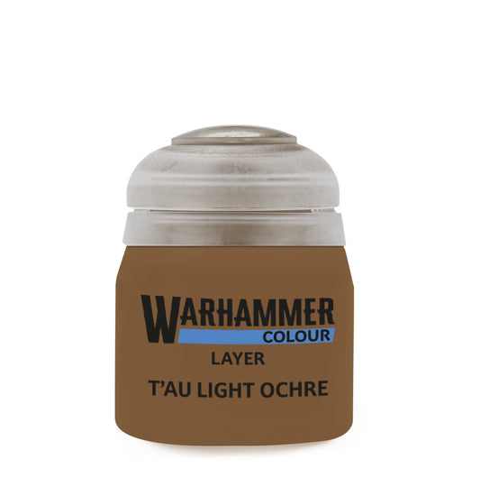 Warhammer Layer Tau Light Ochre 12 ml ockerfarbene Acrylfarbe von Games Workshop