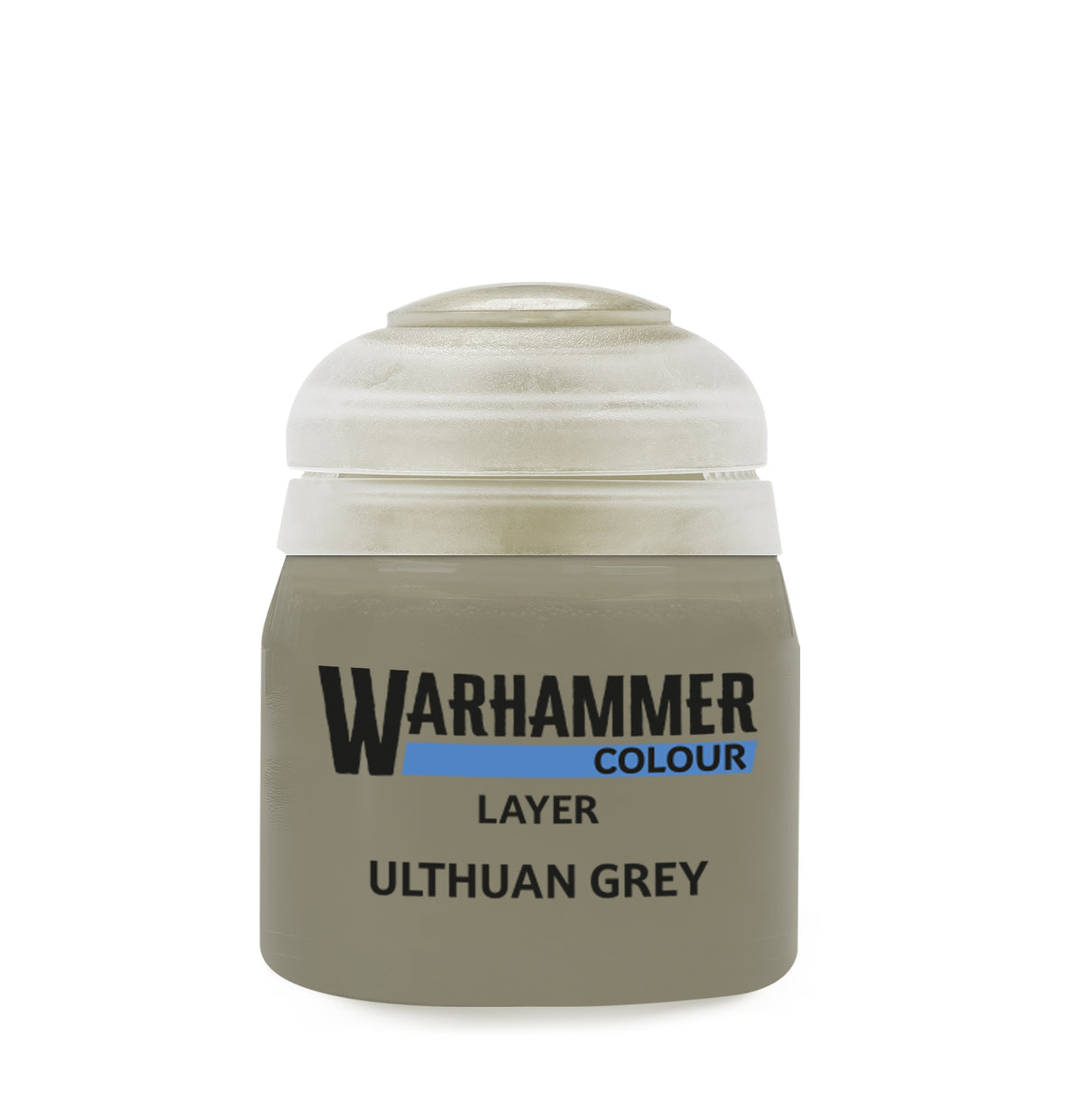 Warhammer Layer Ulthuan Grey 12 ml hellgraue Acrylfarbe von Games Workshop