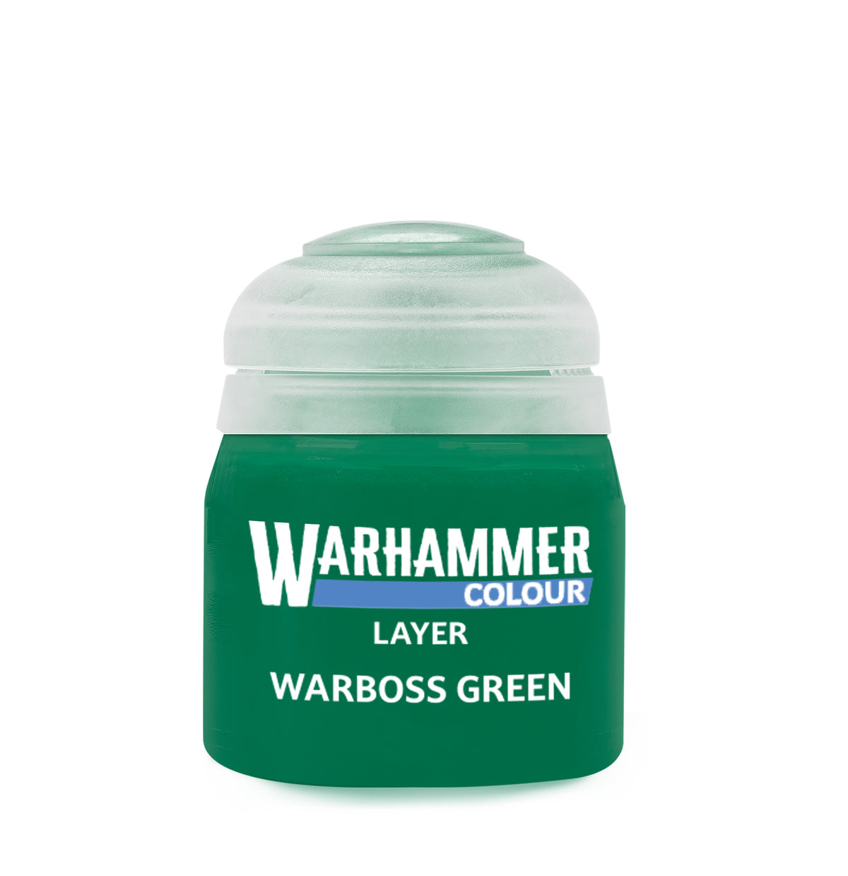 Warhammer Layer Warboss Green 12 ml grüne Acrylfarbe von Games Workshop