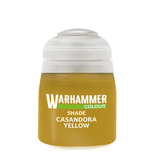 Warhammer Shade Casandora Yellow 18 ml gelbe Schattierungsfarbe von Games Workshop